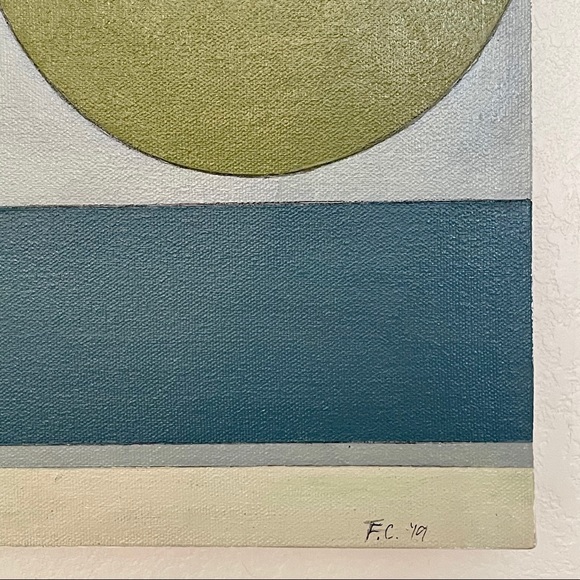 ORIGINAL ART Abstract Acrylic Geometric Painting on Canvas - Picture 12 of 12